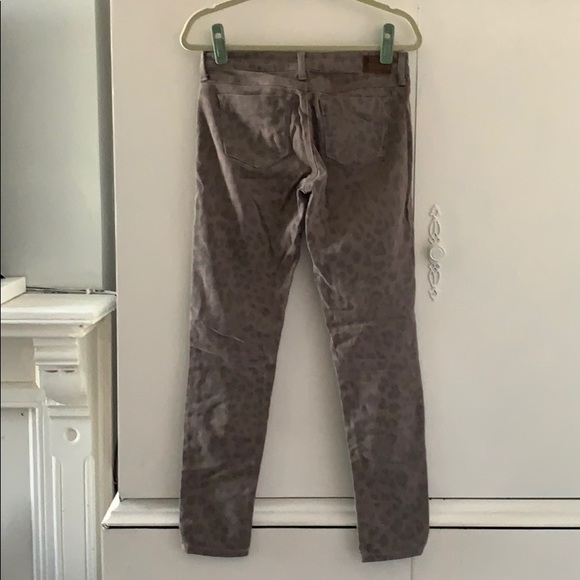 Jeans, muted cheetah print, size 27, - Picture 4 of 4